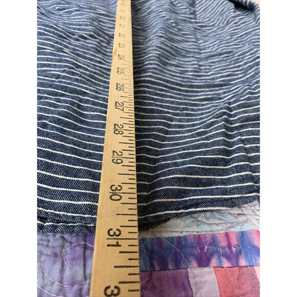 Duluth Trading Mens Small Free Swingin Striped Flannel Slim Fit Button Down - Picture 8 of 8